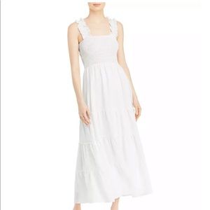 Lucy Paris Smocked Gingham Maxi Dress NWOT